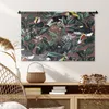 MuchoWow® Wandteppich Wandbehang Blumen - Tukan - Blätter Produktbild-Vorschau 6