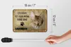 Blechschild Spruch 18x12cm Savannah Katze ohne kein Heim Produktbild-Vorschau 5