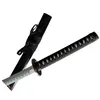 Katana decorativa in bambù, nera, con incisione del drago, Anteprima dell’immagine prodotto 10