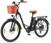 26 Zoll E Bike Damenfahrrad ab 155cm City Elektrofahrrad Produktbild-Vorschau 1