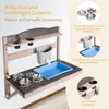 ONVAYA® Hänge-Matschküche ǀ Grau ǀ für Outdoor und Indoor ǀ Produktbild-Vorschau 3