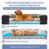 Lit orthopédique pour chien ELONEO, taille S - Gris Voir les images du produit 3