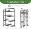 COSTWAY 4-stufiger Metall Pflanzenständer klappbar, Produktbild-Vorschau 7