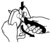 Hands demonstrating how to use a tool. Podgląd zdjęcia produktu