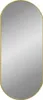vidaXL Wandspiegel Golden 80x35 cm Oval Produktbild-Vorschau 1