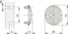 ITALIANA FERRAMENTA Bremsklappenhalter Kraby, L 244 mm, Produktbild-Vorschau 4