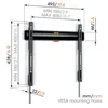 VOGEL'S TV-Wandhalterung Comfort TVM 3405 schwarz Produktbild-Vorschau 2