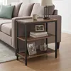 Szafka nocna Relaxdays, 3 otwarte półki, wymiary: 61 x 60 x Podgląd zdjęcia produktu 6