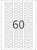 HERMA Ringetiketten A4 weiß 49x10 mm Papier opak 1500 St. Voir les images du produit 2