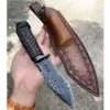 Damastowy nóż myśliwski MASTERPIECE Shiori - elegancki i Podgląd zdjęcia produktu 6