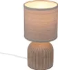 Stolná lampa Briloner Ino, látkové tienidlo, káblový Náhľad obrázku produktu 1
