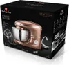 The image shows the retail packaging of a stand mixer. Voir les images du produit