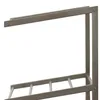 Schuhregal Edelstahl 60 cm – 3 Ebenen – für 9 Paar Schuhe Produktbild-Vorschau 4
