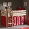 Vipack Spielbett Pino mit Textilset "Zirkus" - Kiefer Produktbild-Vorschau 2