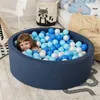 KiddyMoon plastikowe piłeczki 7cm babyblue-niebieski-perła Podgląd zdjęcia produktu 3