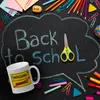 Mittelschule Ortsschild Glitzer-Kaffeebecher zur Produktbild-Vorschau 3