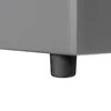 SONNI 203x130x88cm Divano angolare grigio chiaro a tre Anteprima dell’immagine prodotto 9