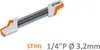 Stihl Feilenhalter 2 In 1 1/4"P Kettenfeile 3,2 Mm 4306 Produktbild-Vorschau 1