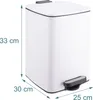 Poubelle de cuisine Relaxdays, 12 litres, système Voir les images du produit 4