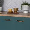 Klebefolie Möbel 67x100 cm Meterware - Grün-Blau Matt - Produktbild-Vorschau 3