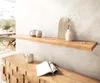 DELIFE Wandregal Edge 145 cm Akazie Natur gerade Kante Produktbild-Vorschau 6