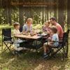 Sekey 120 x 60 cm Aluminium Campingtisch Faltbar Klapptisch Produktbild-Vorschau 5