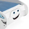 Letto a forma di auto 140x70, bianco, senza materasso, CARS Anteprima dell’immagine prodotto 5