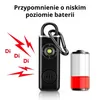 Zestaw 2x Osobisty Alarm 130 dB z Latarką LED – Ładowanie Podgląd zdjęcia produktu 9