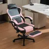Kawaii gaming stoel, met voetsteun, dubbele lendensteun, Productafbeelding-voorbeeld 13