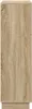 A vertical shot of a tall, narrow cabinet with a wood grain texture. Anteprima dell’immagine prodotto