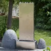 KÖHKO® Wasserwand ca. 97 CM aus gebürstetem Edelstahl Produktbild-Vorschau 2