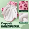Hundejacke Plüsch im Leo-Design mit Kapuze & Ohren – Produktbild-Vorschau 3