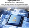 Close-up of a computer chip with text overlays describing Bluetooth 5.4 technology. Podgląd zdjęcia produktu
