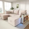 Merax Modulares U-L Sofa, 5-Sitzer Ecksofa mit 2 Produktbild-Vorschau 2