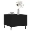 vidaXL Couchtische 2 Stk. Schwarz 50x50x40 cm Holzwerkstoff Produktbild-Vorschau 3