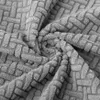 Stretch Sitzbezug für Stühle - 40 x 40 cm - Grauer Jacquard Produktbild-Vorschau 6