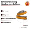 Scheibendichtung für Hark Opos Kaminofen Hohlkammerdichtung Produktbild-Vorschau 3