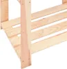 vidaXL Lagerregal mit 3 Böden 80×38×90 cm Kiefer Massivholz Produktbild-Vorschau 5