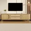 Mobile TV Merax con superficie in rattan, mobile TV con Anteprima dell’immagine prodotto 4