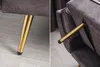 riess-ambiente Schlafsofa BOUTIQUE 215cm dunkelgrau gold Produktbild-Vorschau 8
