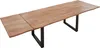 Baumkantentisch Akazie stonefarben 120 (200) x 90 cm Produktbild-Vorschau 1