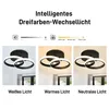 Deckenleuchte LED Deckenleuchten Dimmbar deckenlampen Produktbild-Vorschau 5