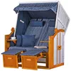 Strandkorb - bene living - Ostsee - gestreift/blau - PE Produktbild-Vorschau 1