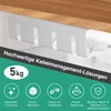 Jayseuw 2er Set Kabelmanagement 5 KG Tragkraft Untertisch Produktbild-Vorschau 3