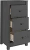 Credenze 2 pz. Grigio 40x35x80 cm in legno di pino Anteprima dell’immagine prodotto 9