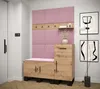 Garderobe ARTIN Set 5 mit gepolsterten Paneelen Industrial Produktbild-Vorschau 2