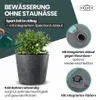 XXL Pflanzkübel „Millennium“ Ø59xH49 cm - 80L - Anthrazit - Produktbild-Vorschau 6