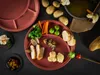 CreaTable, 22925, Universal Rot, Fondueteller 4-tlg, Produktbild-Vorschau 3