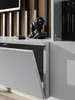Wohnzimmerwand CECILIA – Eiche Artisan / perlgrau Produktbild-Vorschau 6