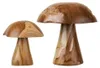 2er Set Teak-Deko-Pilze JAMUR 35cm natürliche Holzdeko Produktbild-Vorschau 3